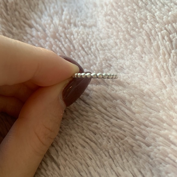 PANDORA Beaded Ring in Sterling Silver. - Picture 2 of 5